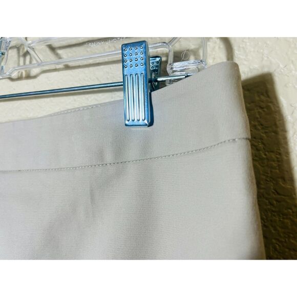 Lafayette 148 New York Khaki Menswear Women Straight Leg Pants 6 Retail $598 - Picture 6 of 10